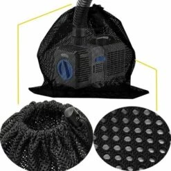 MONLY Sac De Pompe, Sac En Filet De Filtre De Pompe, Sac De Filtre De Pompe D'étang, Sac En Filet De Pompe, Accessoires De Filtre De Pompe à Eau Domestique (41 * 31cm, Noir) -Promos Pompe Boutique 67916627 5
