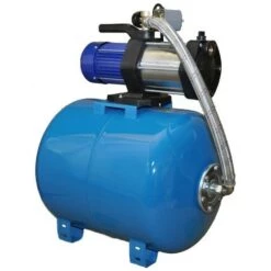 OMNI Pompe De Jardin MULTI 1300 INOX, 1300 W, 5400 L/h, 230V + Ballon 50 L