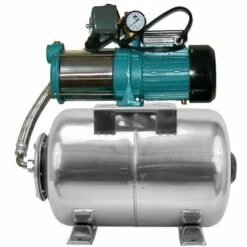 OMNI Pompe De Jardin MHI1500INOX, 1500 W, 95l/min, 230V + Ballon INOX 24 L