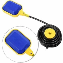 Cisea Robinet De Cuve De Récupération D'eau Interrupteur à Flotteur, Régulateur De Flotteur De Niveau D'eau De Capteur De Niveau Professionnel Pour Régulateur De Niveau D'eau Liquide De Réservoir De Pompe Avec Câble 5m -Promos Pompe Boutique 68584954 3