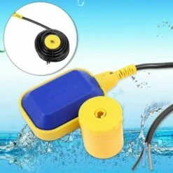 Cisea Robinet De Cuve De Récupération D'eau Interrupteur à Flotteur, Régulateur De Flotteur De Niveau D'eau De Capteur De Niveau Professionnel Pour Régulateur De Niveau D'eau Liquide De Réservoir De Pompe Avec Câble 5m -Promos Pompe Boutique 68584954 5