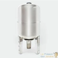 LE POISSON QUI JARDINE.FR Ballon Vertical Ou Cuve à Vessie INOX Pour Installations Sanitaires : 50 Litres