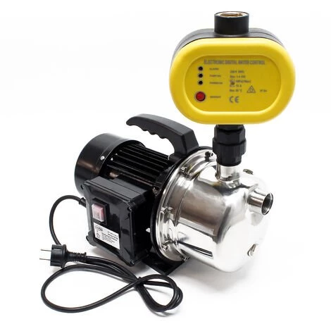 WILTEC Pompe Domestique Pompe Jardin Inox 1100W 4600l/h Avec Pressostat 3 WILTEC Pompe Domestique Pompe Jardin Inox 1100W 4600l/h Avec Pressostat