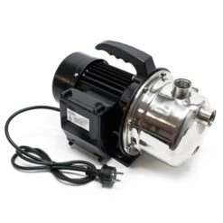WILTEC Pompe à Eau Domestique Portable JET110S Pompe De Jardin Acier Inoxydable 1100 W 4600 L/h