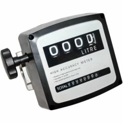 WILTEC Compteur Diesel Ou à Fuel 3 Bar 19-120l/min Raccords 1" Pour Pompe Diesel/fuel