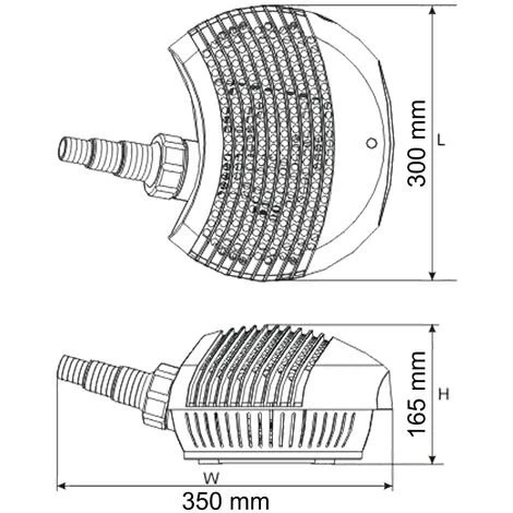 SunSun CTF-2800 SuperECO Pompe De Bassin Jusqu'à 3000l/h 10W 5 SunSun CTF-2800 SuperECO Pompe De Bassin Jusqu'à 3000l/h 10W – Image 3