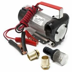 WilTec Pompe Diesel Fioul Auto-amorçante Pompe Transvasement 12V/160W 40l/min Pompe Aspiration