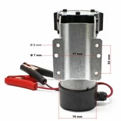 WilTec Pompe Diesel Fioul Auto-amorçante Pompe Transvasement 12V/160W 40l/min Pompe Aspiration -Promos Pompe Boutique 810156 5