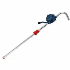 WILTEC Pompe à Manivelle - Pompe Vide-fût Pour Diesel Ou Fuel Jusqu'à 22l/min Avec Raccord Pour Fût G2