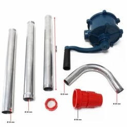 WILTEC Pompe à Manivelle - Pompe Vide-fût Pour Diesel Ou Fuel Jusqu'à 22l/min Avec Raccord Pour Fût G2 -Promos Pompe Boutique 811785 3