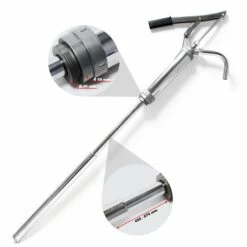 WILTEC Pompe à Manivelle - Pompe Vide-fût Pour Diesel Ou Fuel Jusqu'à 16-18l/min Avec Raccord Pour Fût G2 -Promos Pompe Boutique 811786 3