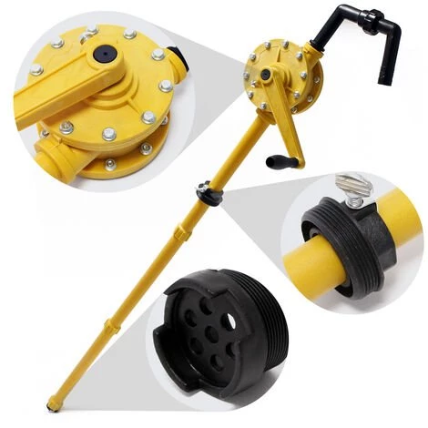 WILTEC Pompe à Manivelle - Pompe Vide-fût Pour Diesel Ou Fuel Jusqu'à 30l/min Avec Raccord Pour Fût G2 4 WILTEC Pompe à Manivelle - Pompe Vide-fût Pour Diesel Ou Fuel Jusqu'à 30l/min Avec Raccord Pour Fût G2 – Image 2