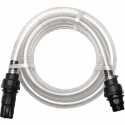 Tuyau D'aspiration Avec Raccords 4 M 22 Mm Blanc VidaXL