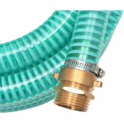 Tuyau D'aspiration Avec Raccords En Laiton 3 M 25 Mm Vert VidaXL -Promos Pompe Boutique 9303547 5